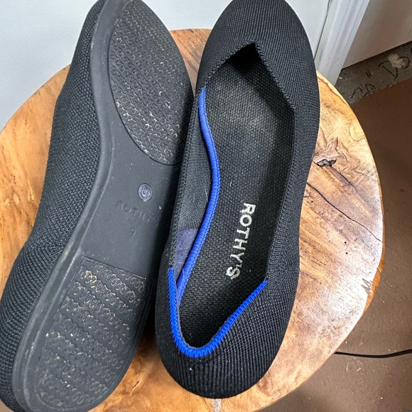 Rothy's Black and Blue Women's Shoes - Picture 5 of 11